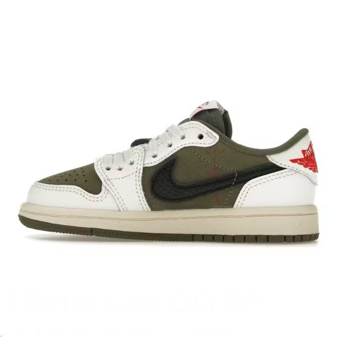 Jordan 1 Retro Low OG SP Travis Scott Medium Olive (PS)