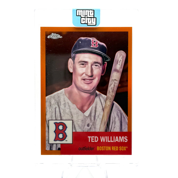 2022 Topps Chrome Platinum Anniversary Ted Williams Orange Refractor /25