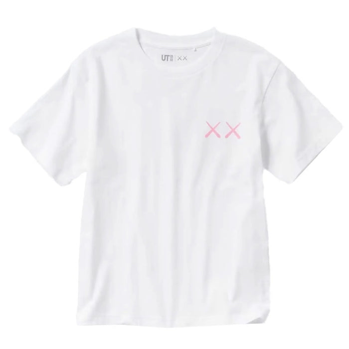 Camiseta gráfica de manga corta KAWS x Uniqlo Kids UT (talla de EE. UU.) Blanco