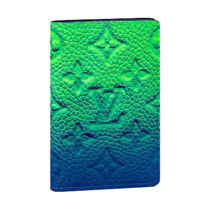 Louis Vuitton Pocket Organizer Taurillon Illusion Blue/Green