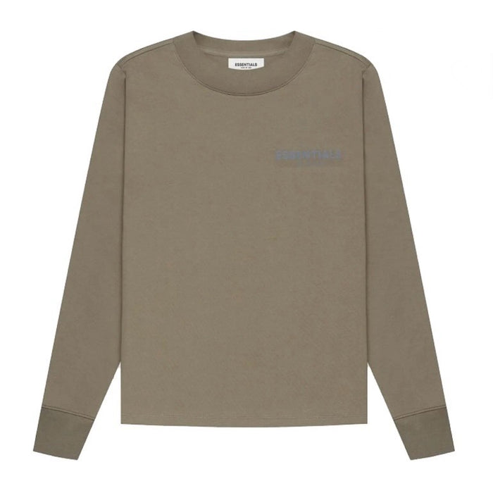 Fear of God Essentials Kids Longsleeve Tee Taupe