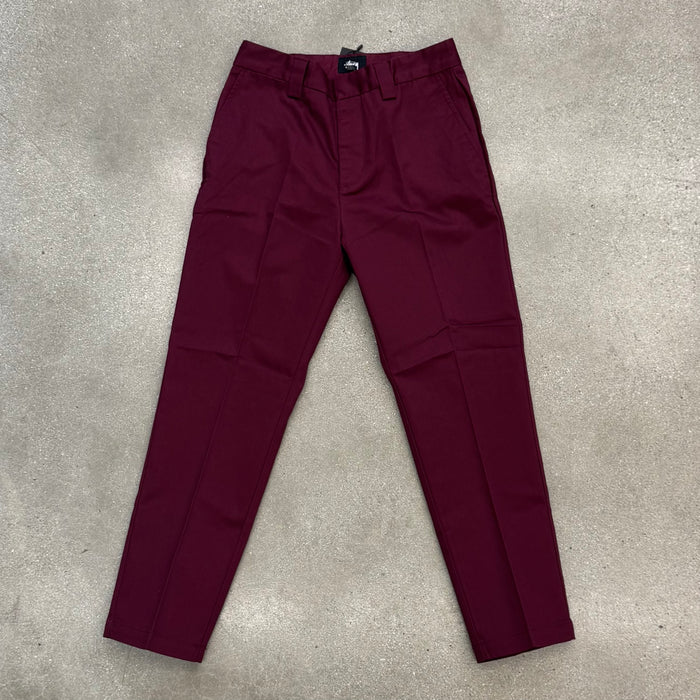 Stussy Hank Pant Wine