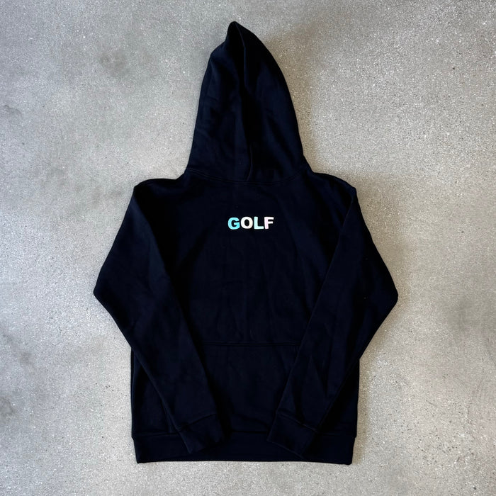 Golfwang Center Logo Hoodie Black