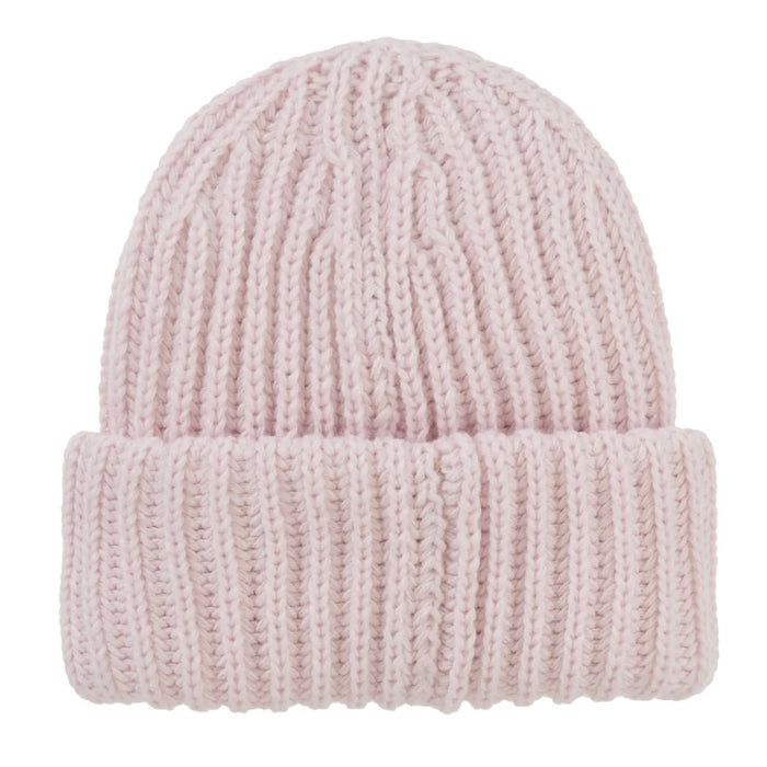 Supreme Classic Logo Chunky Ribbed Beanie (FW24) Light Pink