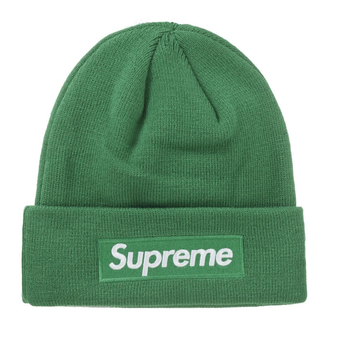 Supreme New Era Box Logo Beanie (FW24) Green