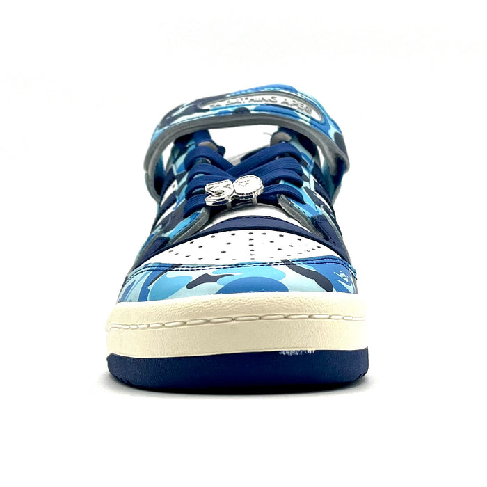 Adidas Forum 84 Low Bape 30th Anniversary Blue Camo