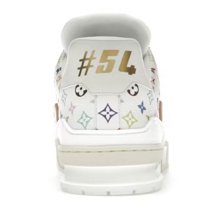 Louis Vuitton LV Trainer Takashi Murakami White