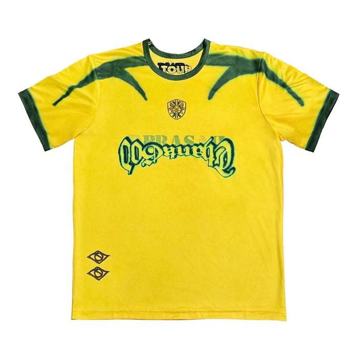 Travis Scott Brazil Soccer Jersey Yellow