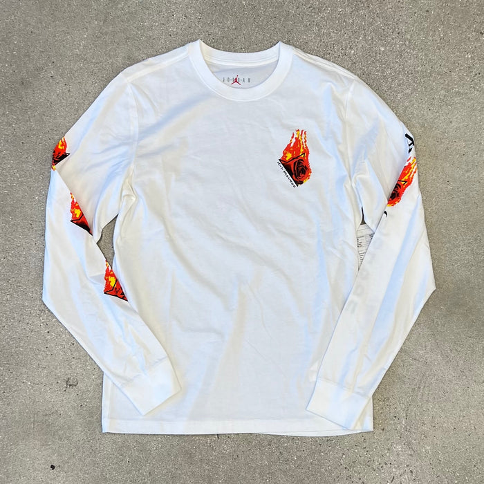 Jordan Rose Flames Longsleeve with Sample Tag