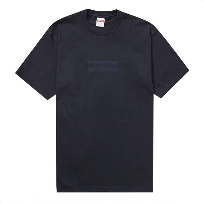 Supreme Tonal Box Logo Tee Navy