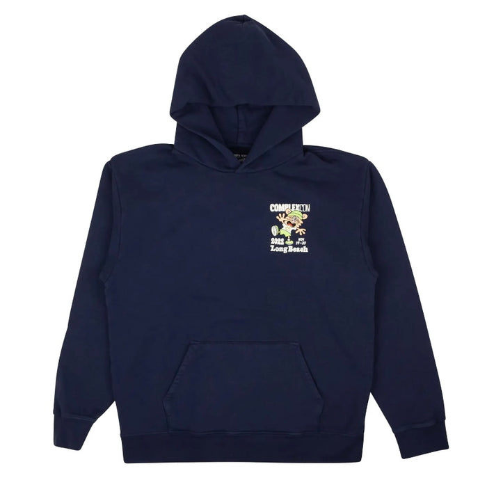 ComplexCon x Verdy Navy Logo Graphic Hoodie Blue