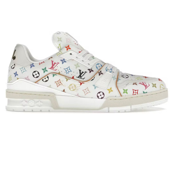 Louis Vuitton LV Trainer Takashi Murakami White