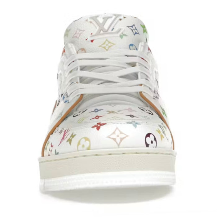 Louis Vuitton LV Trainer Takashi Murakami White