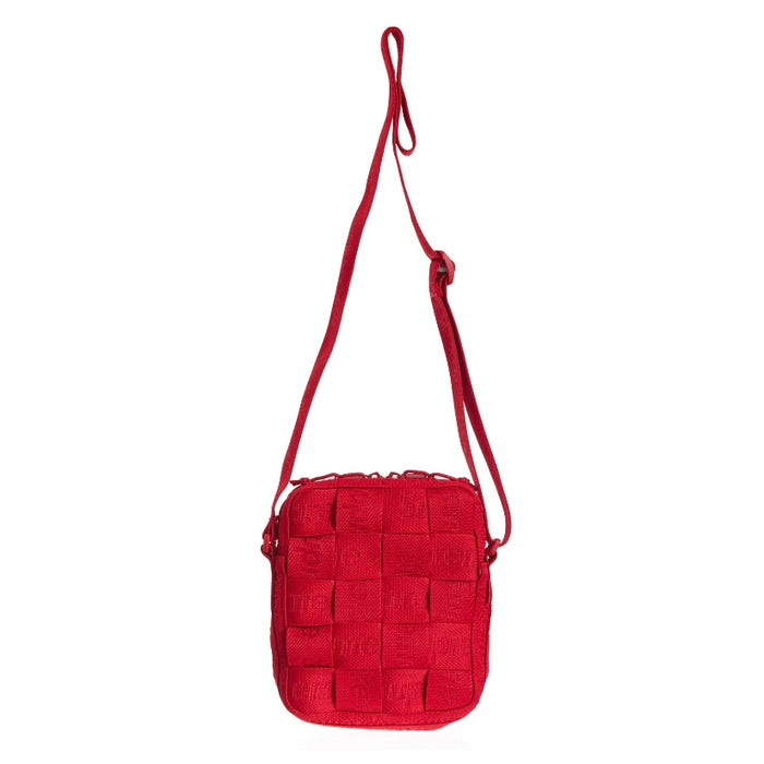 Supreme Woven Shoulder Bag Red