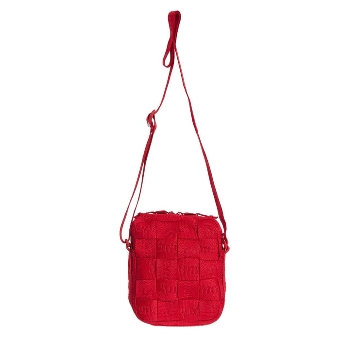 Supreme Woven Shoulder Bag Red