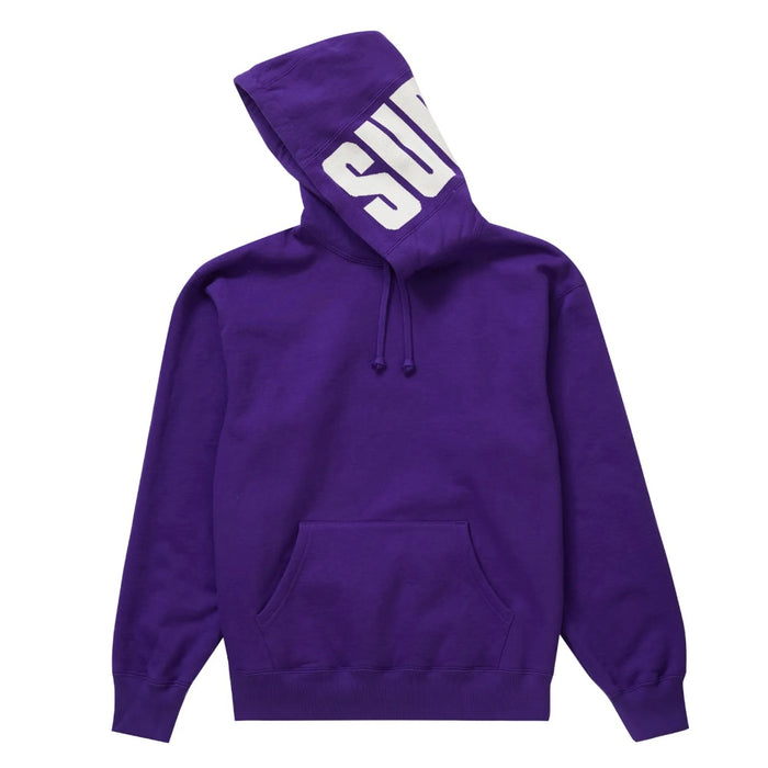 Supreme Rib Hooded Sweatshirt Purple