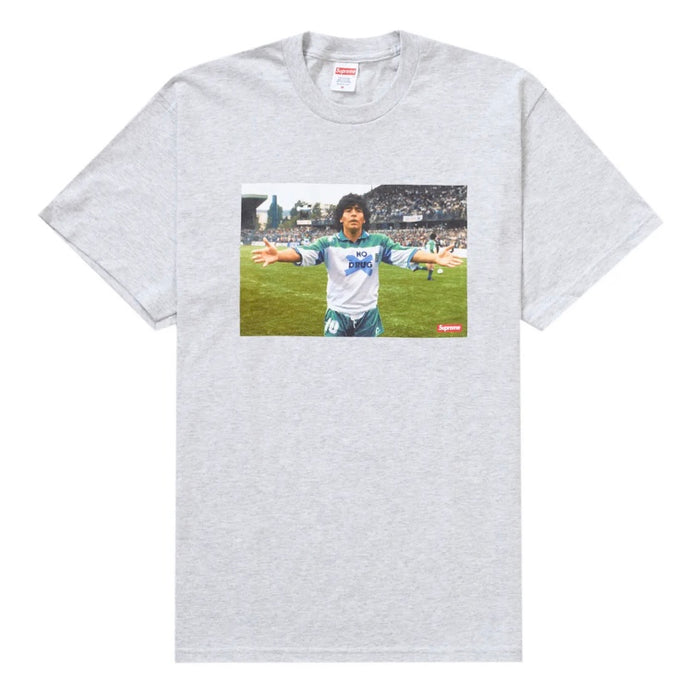 Supreme Maradona Tee Grey