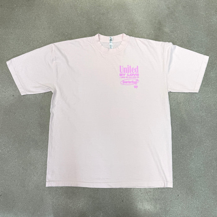 QTFL x UNTD 'United by Love' Tee 'Pink'