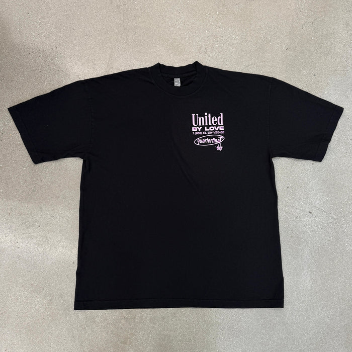 QTFL x UNTD 'United by Love' Tee 'Black'