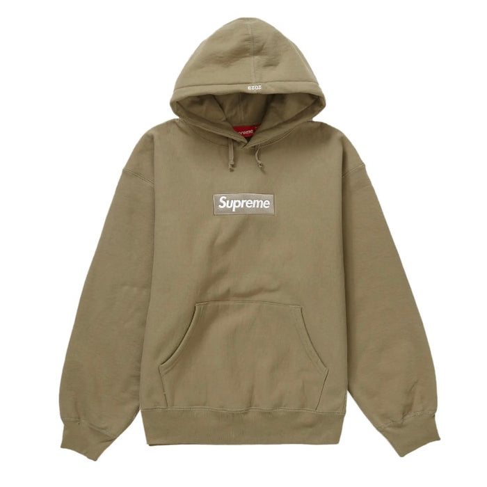 Sudadera con capucha Supreme Box Logo (OI23) Arena oscura