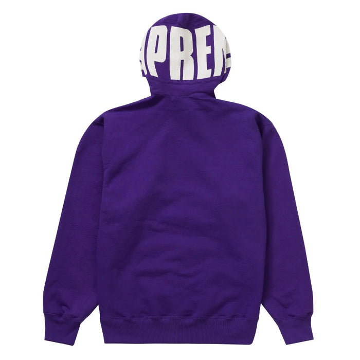 Supreme Rib Hooded Sweatshirt Purple