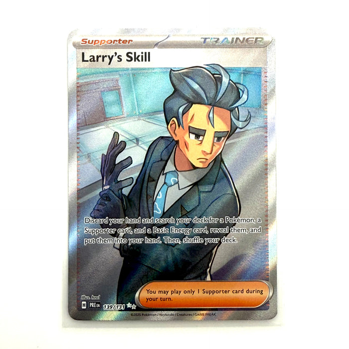 Larry's Skill 139/131 SV Prismatic Evolutions Ultra Rare Pokemon Trading TCG