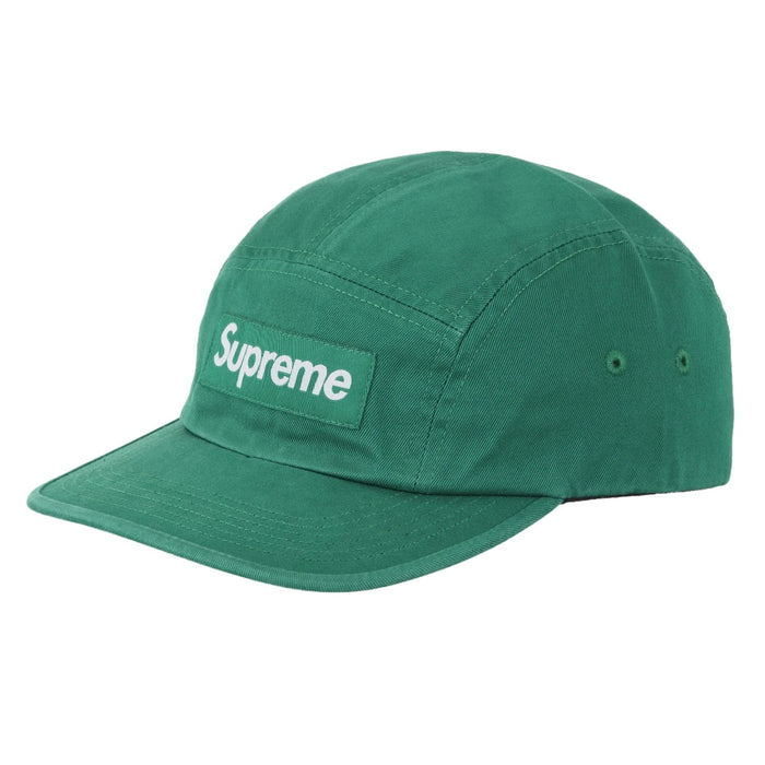 Supreme Washed Chino Twill Camp Cap (FW24) Green