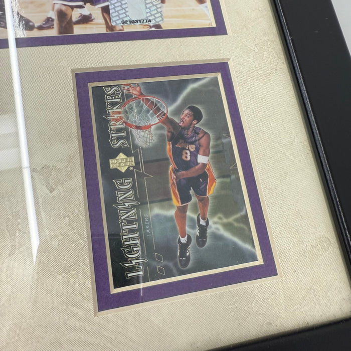 Kobe Bryant Lakers #8 Memorabilia with 4 Trading Cards