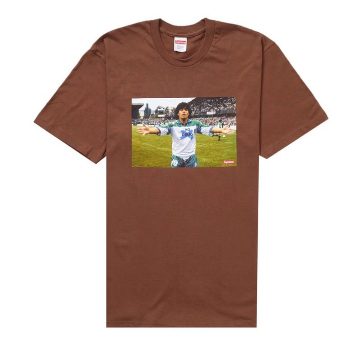 Supreme Maradona Tee Brown