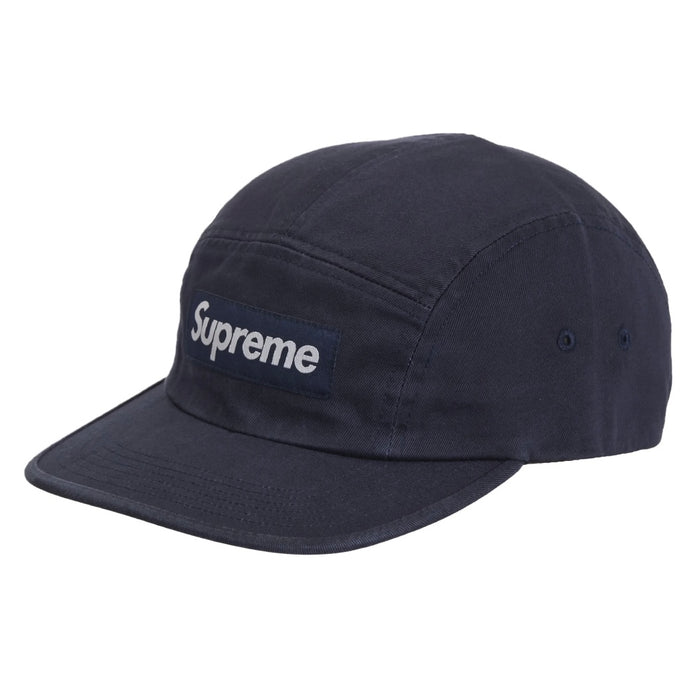 Supreme Washed Chino Twill Camp Cap (FW24) Navy