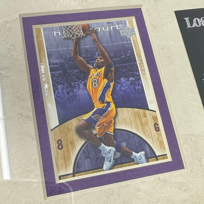 Kobe Bryant Lakers 81 Points Sports Memorabilia with 4 Trading Cards