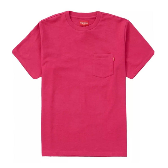 Supreme S/S Pocket Tee Fuschia