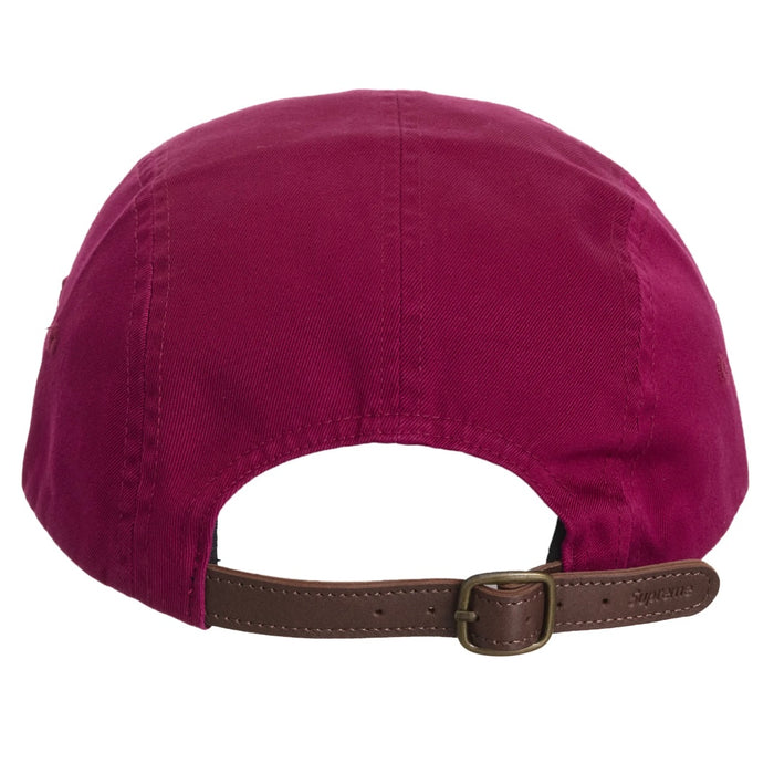 Supreme Washed Chino Twill Camp Cap (FW24) Cranberry