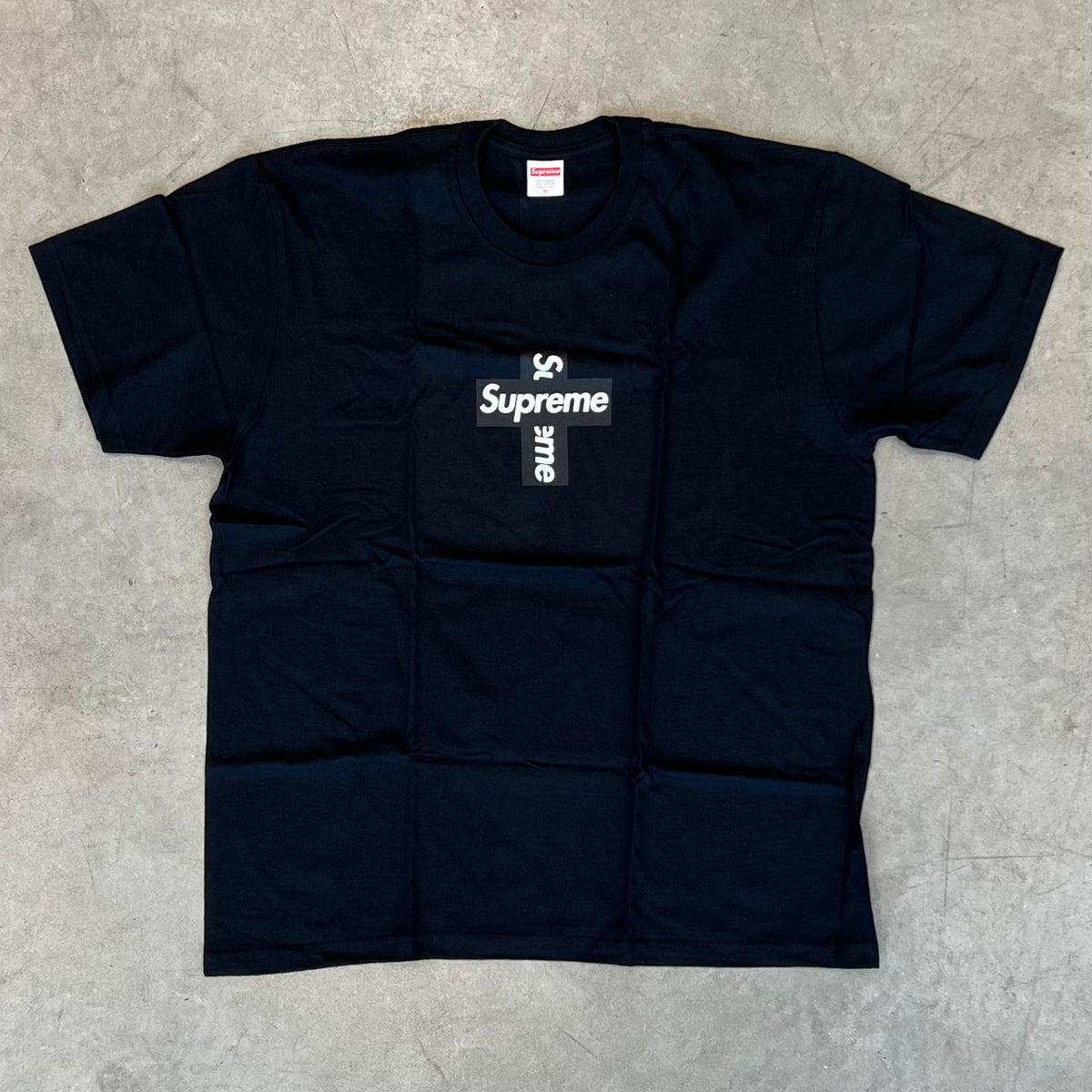 Supreme Cross Box Logo Hooded Sweatshirt 'Black' | Black | Men's Size 105