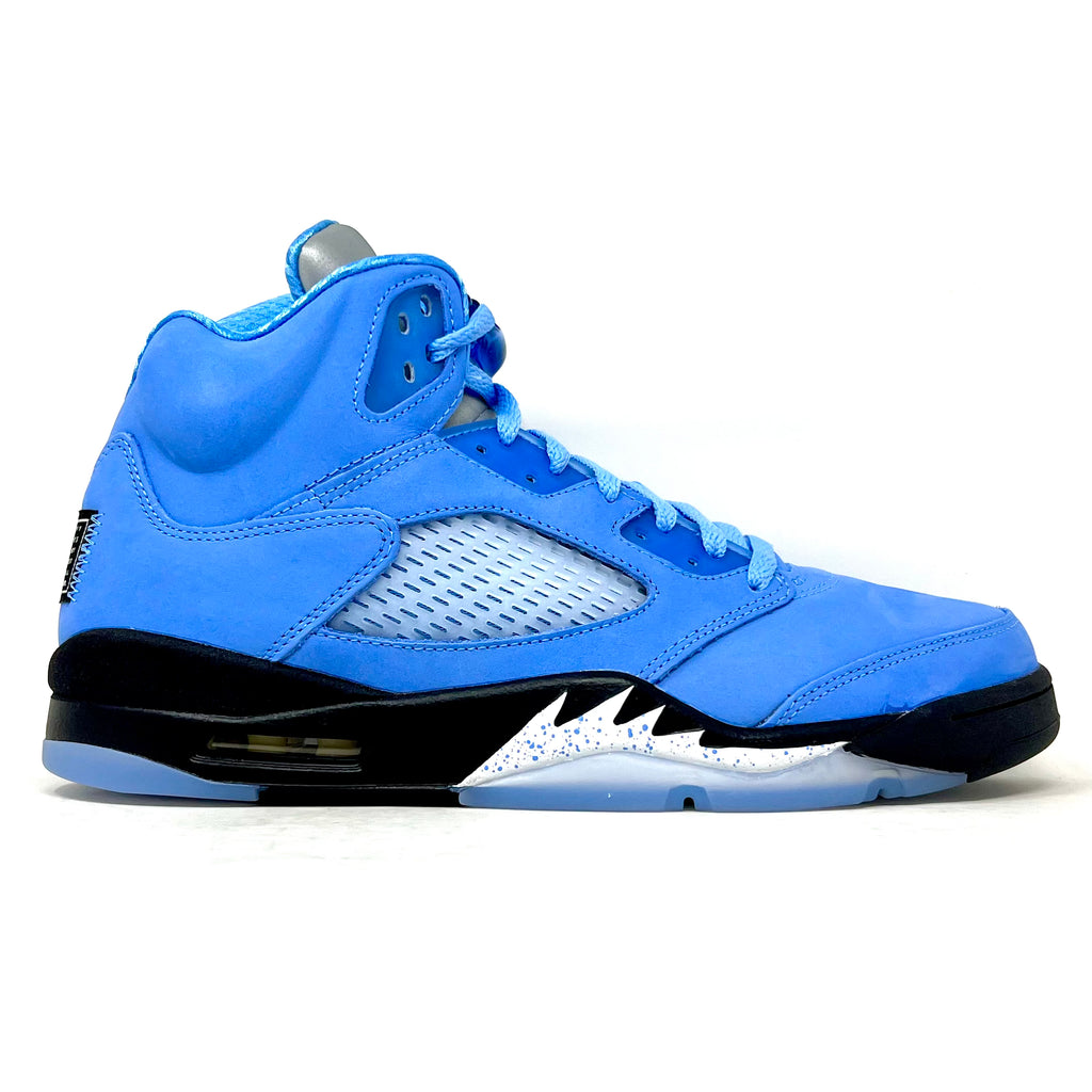 Blue jordan 5's online