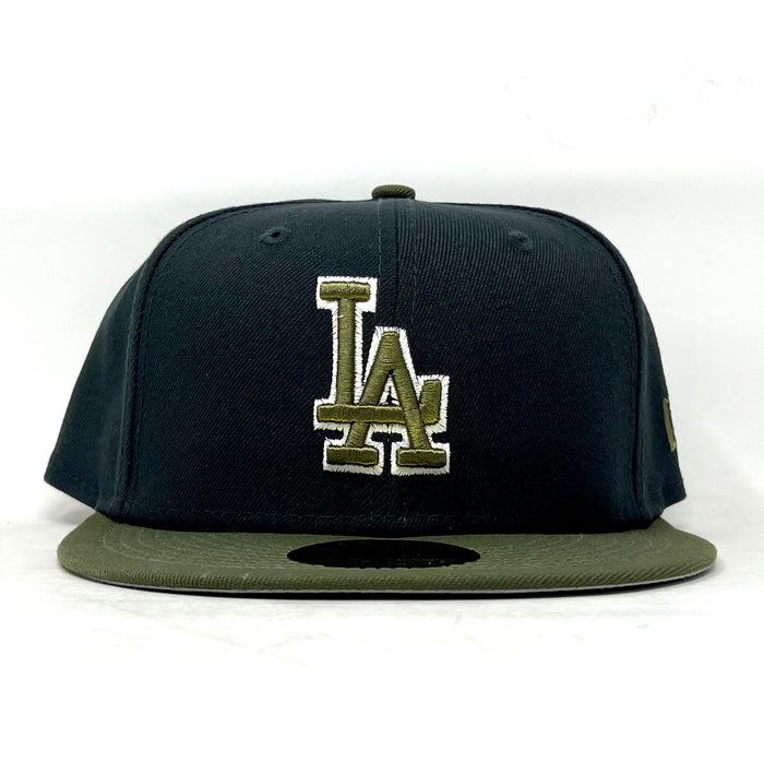 Los Angeles Dodgers New Era Two-Tone Color Pack 59FIFTY Fitted Hat - Gold