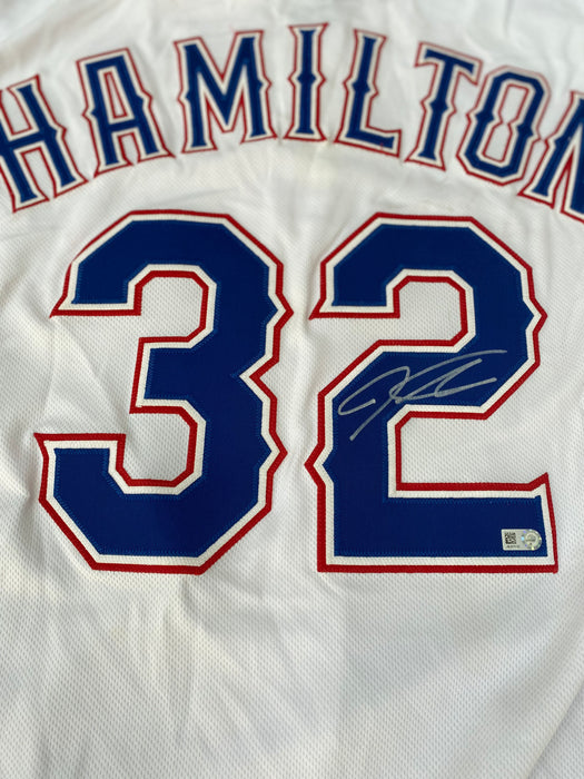 MLB Texas Rangers Jersey 'hamilton' (Signed)